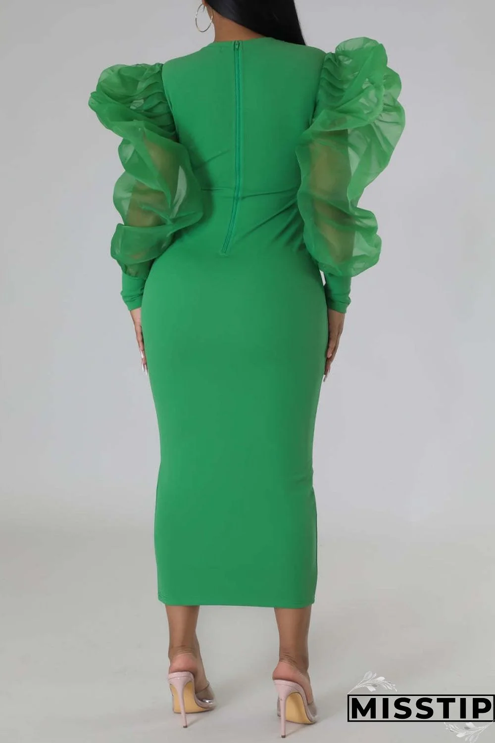 Black Fashion Casual Solid Patchwork O Neck Long Sleeve Dresses