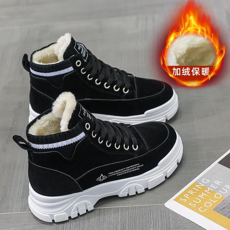 Winter Breathable Chunky Sneakers for Women Vulcanize Shoes Casual Fashion Dad Shoes Platform Sneakers Basket Femme Krasovki