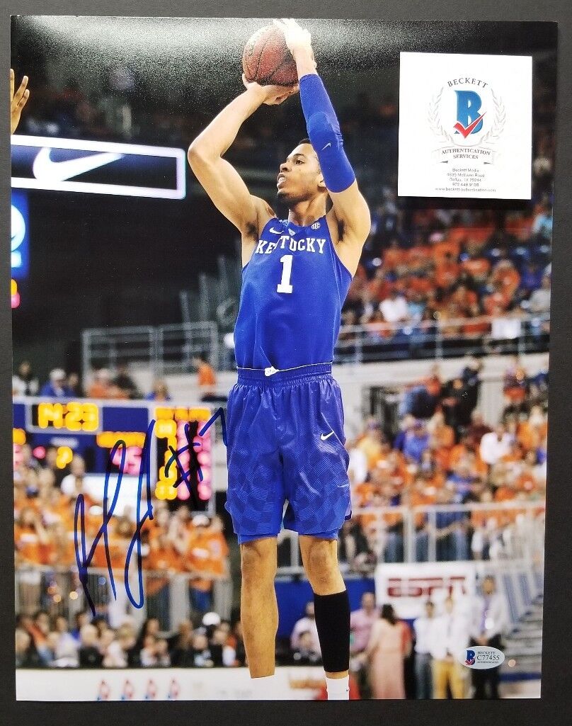 SKAL LABISSIERE Autographed KENTUCKY, SACRAMENTO KINGS 11X14 Photo Poster painting. BECKETT