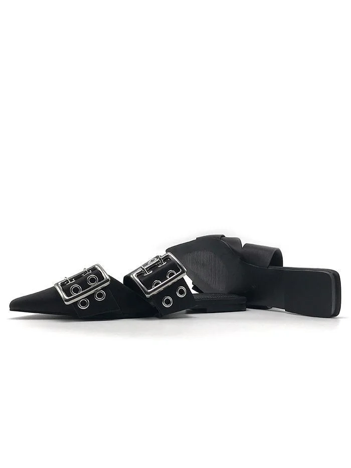 Fashion flat shoes women popular rivet sandals and slippers