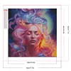 Rainbow Beauty - Round AB Drills Diamond Painting(45x45cm)
