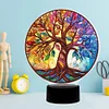 DIY 5D Diamond Painting Acrylic Life Tree  Night Light Lamp Home Decoration Ornament Gift Kit