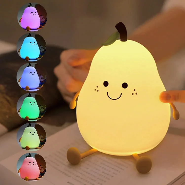 Cute Pear Night Light Lamp