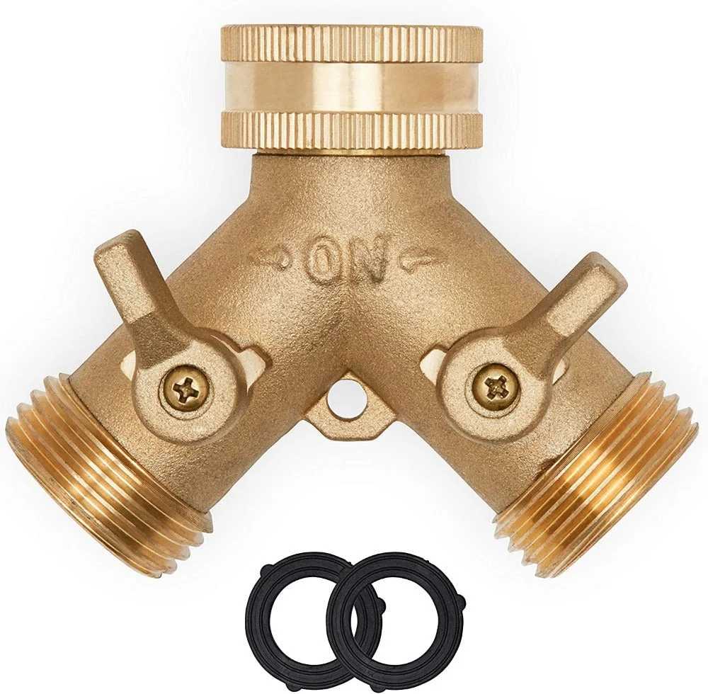 Brass Garden Hose Splitter