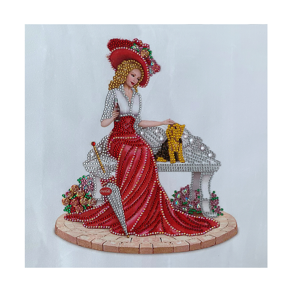 

Dress Lady - Special Shaped Diamond Painting - 35*35CM, 501 Original