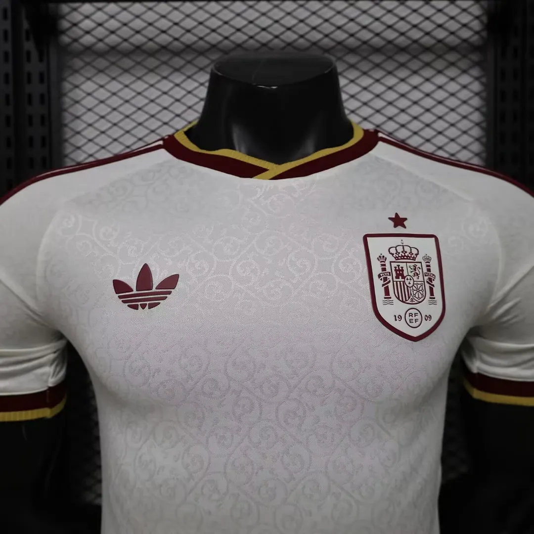 2026 Spain Away Player Version Men's Football T-Shirt