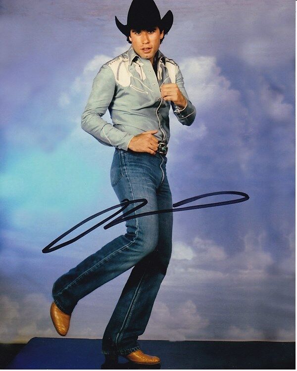 JOHN TRAVOLTA Signed Autographed URBAN COWBOY BUD Photo Poster painting