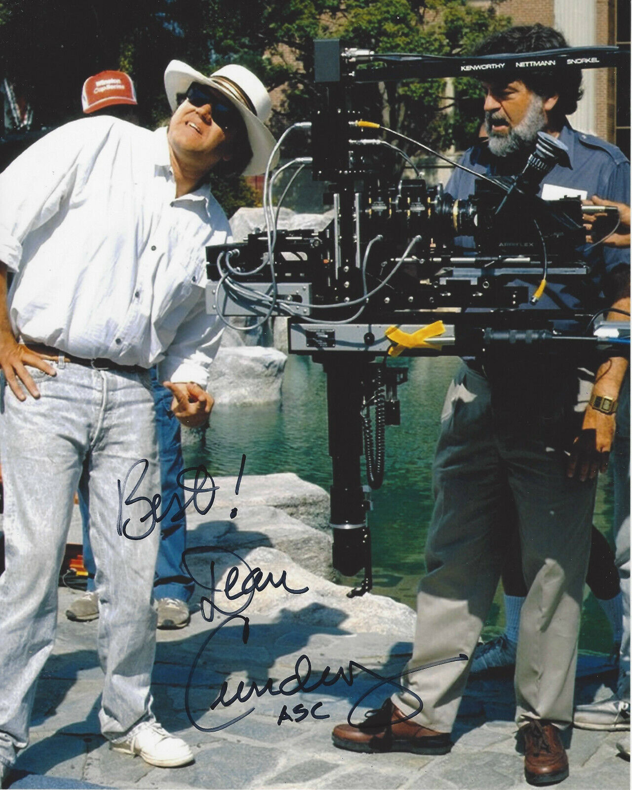 DEAN CUNDEY ESCAPE FROM NEW YORK CINEMATOGRAPHER SIGNED 8x10 MOVIE Photo Poster painting COA