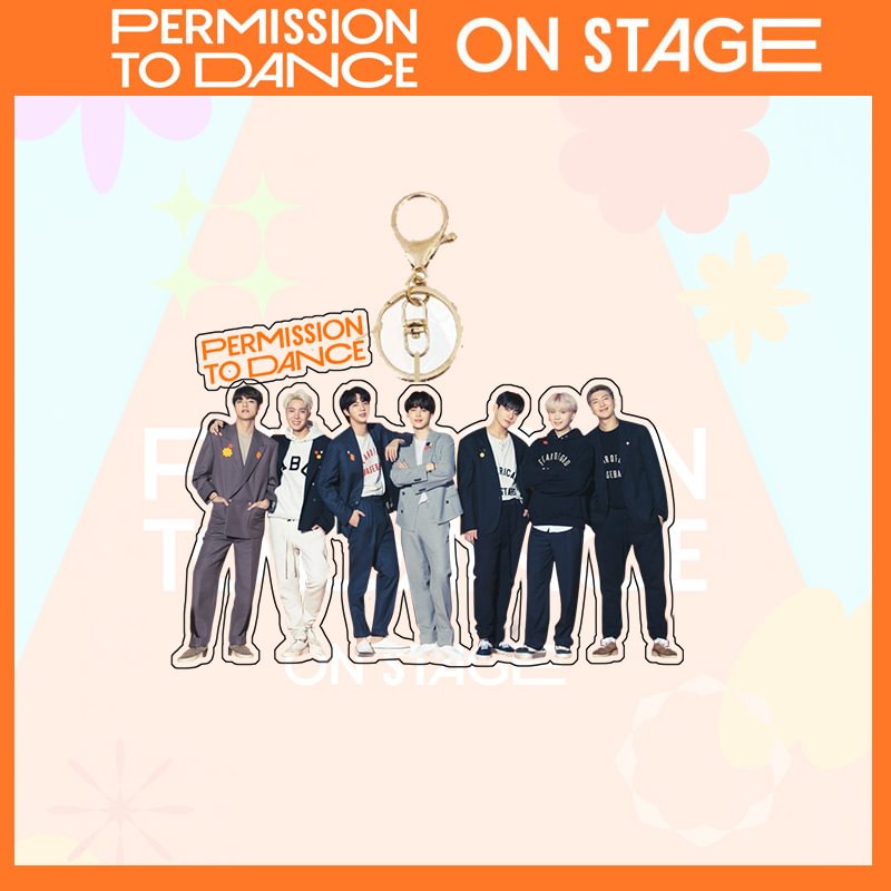 PERMISSION TO DANCE ON STAGE Keychain