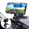Car Dashboard Phone Holder 360 Rotating Rearview Mirror Navigation Bracket
