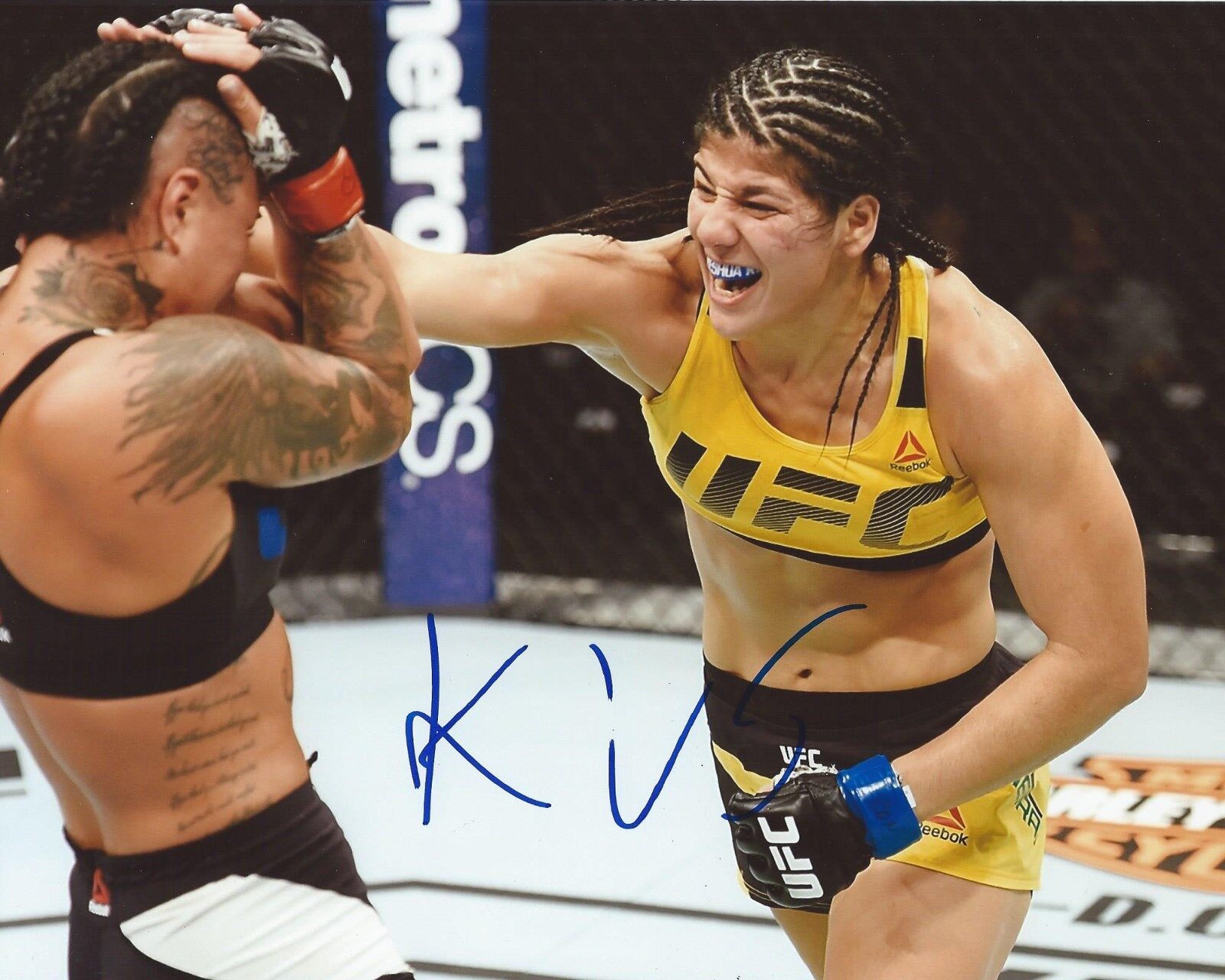 Ketlen Vieira Signed 8×10 Photo Poster painting UFC MMA Autographed COA B