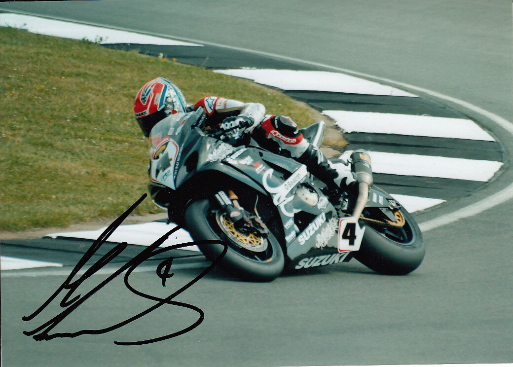 Michael Laverty Hand Signed Relentless Suzuki 7x5 Photo Poster painting BSB.