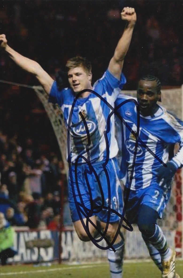 WIGAN HAND SIGNED NEIL MELLOR 6X4 Photo Poster painting.