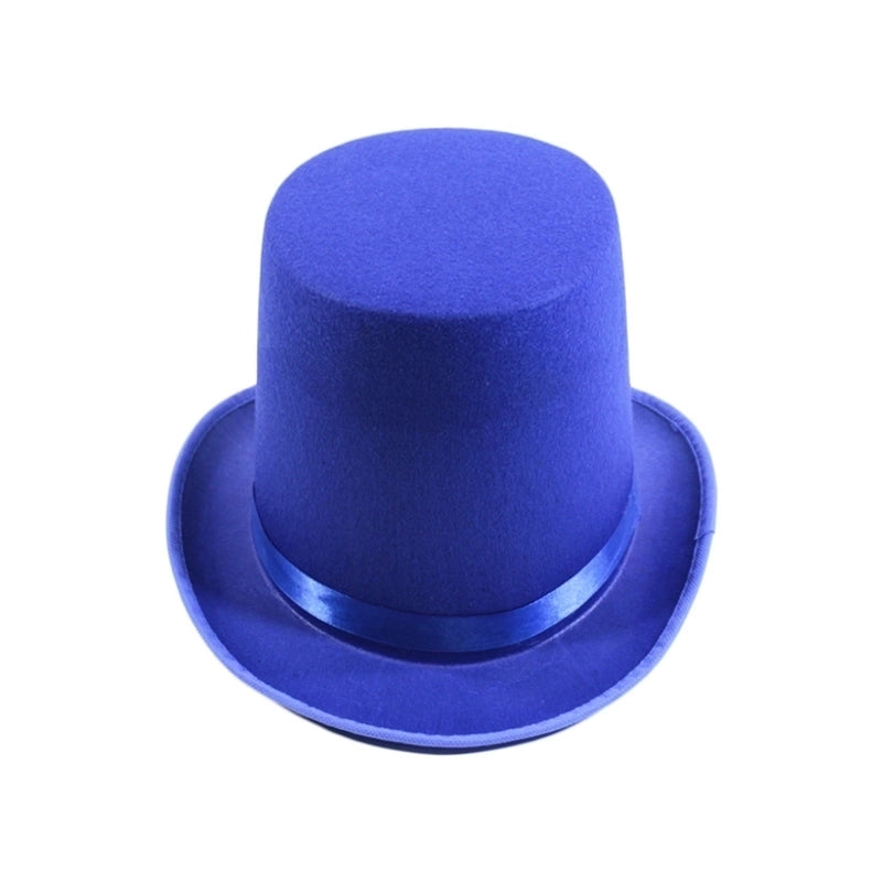 High Hat Retro British Gentleman Jazz Hat Magician Hat Performance Sequin Hat Rain Silk High Barrel Top Hat Non-woven Fabric