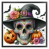 Skull-11CT Stamped Cross Stitch 40*40cm/15.75*15.75in tapestrymarket