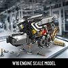 Car BGT Supercar W16 Suitable For Lego Building Blocks Engine Assembly Toy Model