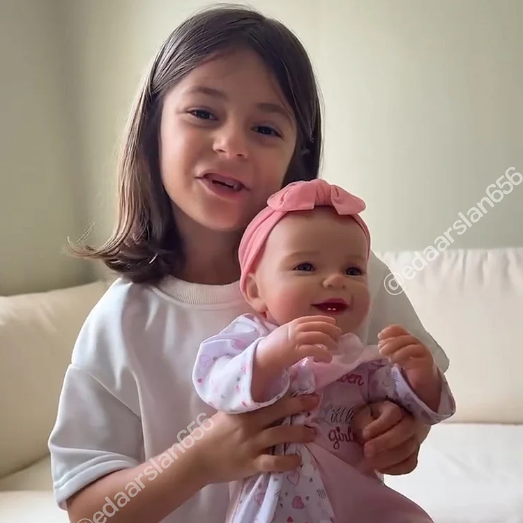 Babeside Smiling Reborn Baby Leen 20'' Little Infant Girl Best Gift for Kids