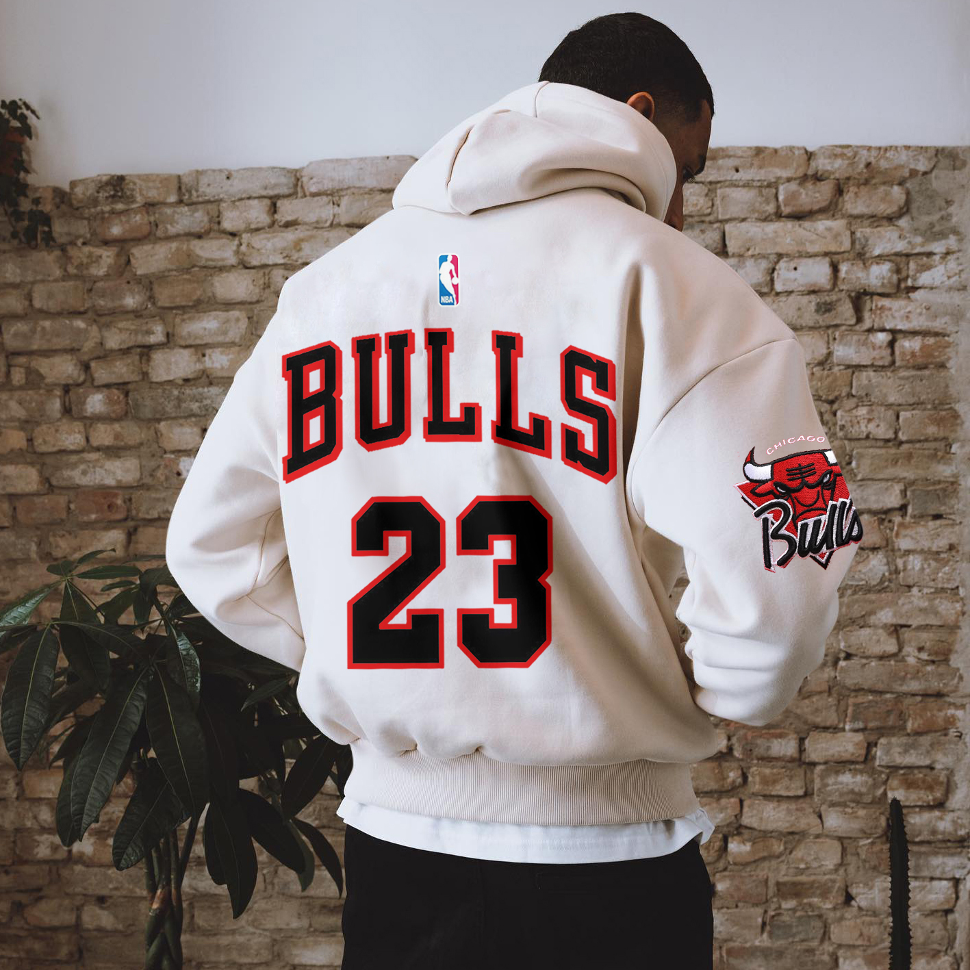 hivenmax Oversized Comfortable Casual Chicago Red Bulls Hooded ...