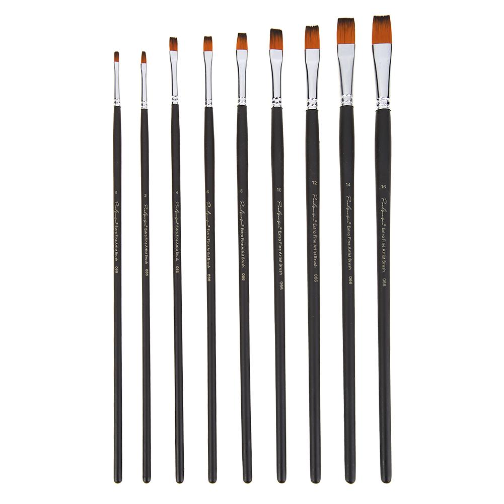 

9pcs Flat Paint Brushes Kids Watercolor Pen Set, 501 Original