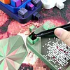  Diamond Painting Tray with Two Built-in Trash Cans for Easy Cleaning of Drill Bits. Diamond Painting Accessories and Tools