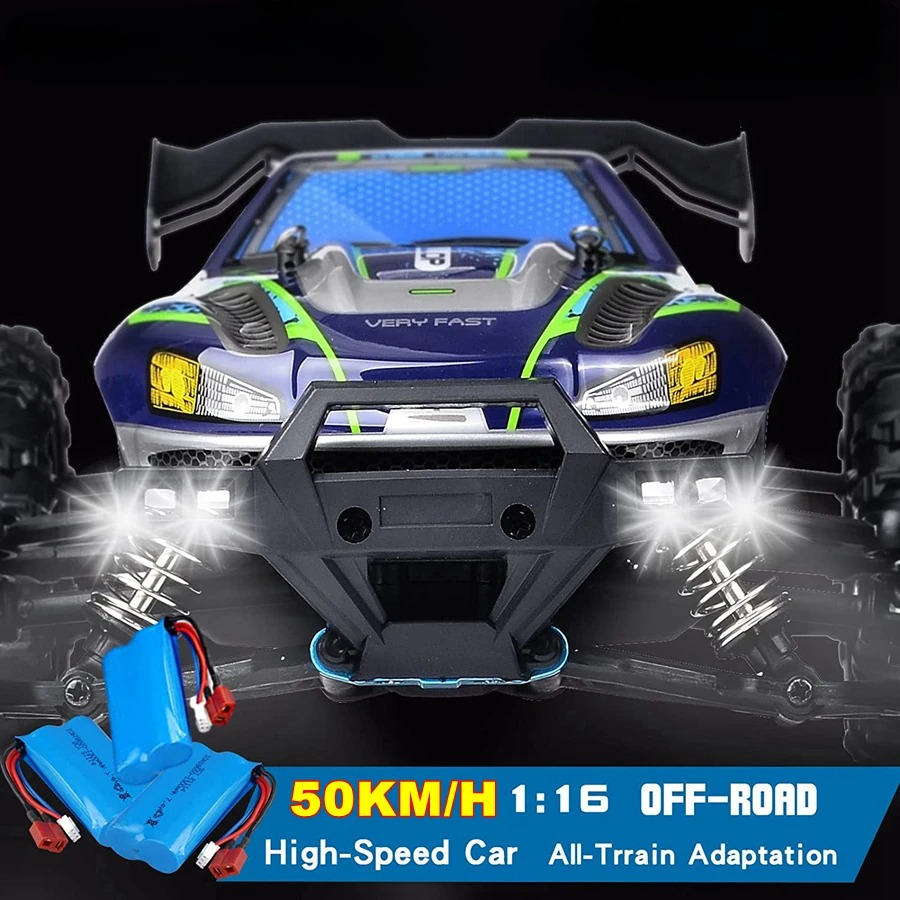 Tegooe 116 Scale High Speed RC Off-Road Racing Truck - 4WD Remote Control Toy