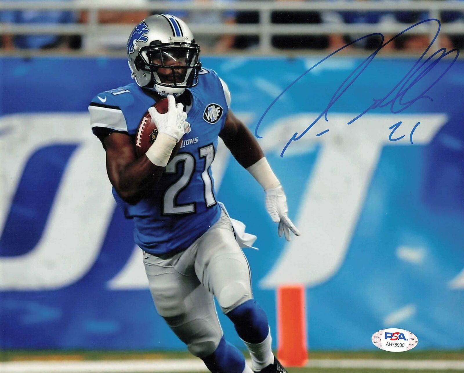 Ameer Abdullah signed 8x10 Photo Poster painting PSA/DNA Detroit Lions Autographed