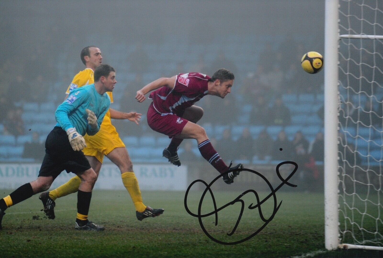 Ben May Hand Signed 12x8 Photo Poster painting - Scunthorpe United Autograph 3.