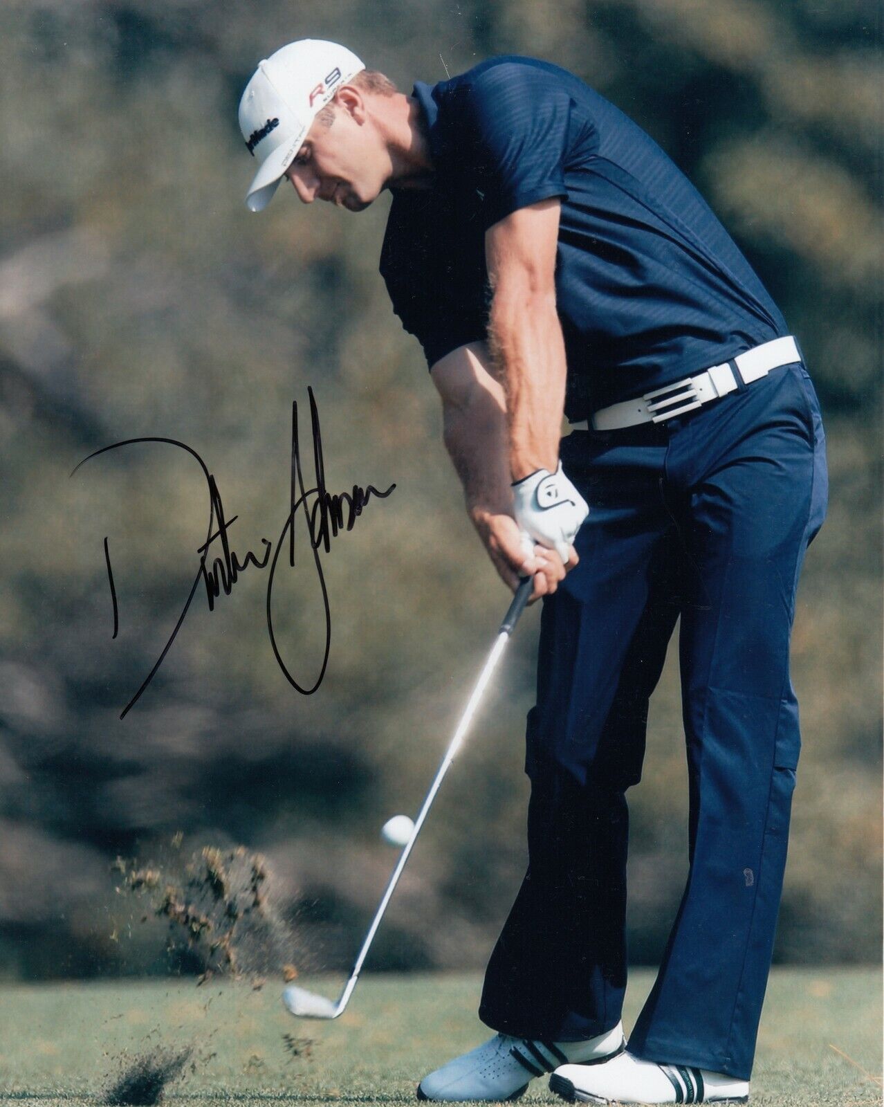 Dustin Johnson #0 8x10 Signed Photo Poster painting w/ COA Golf 031719