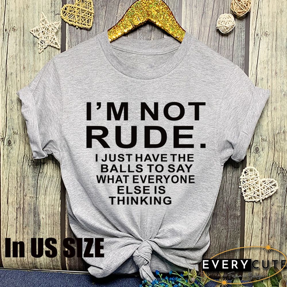 Cool Tee for Women, Loose T Shirt for Girls, Casual Wear