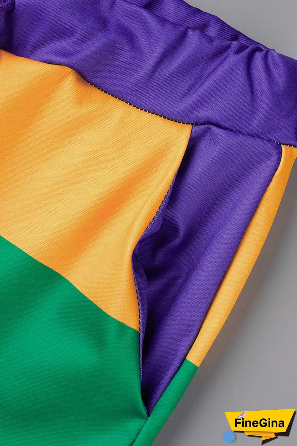 White Casual Striped Print Patchwork Hooded Collar Long Sleeve Two Pieces