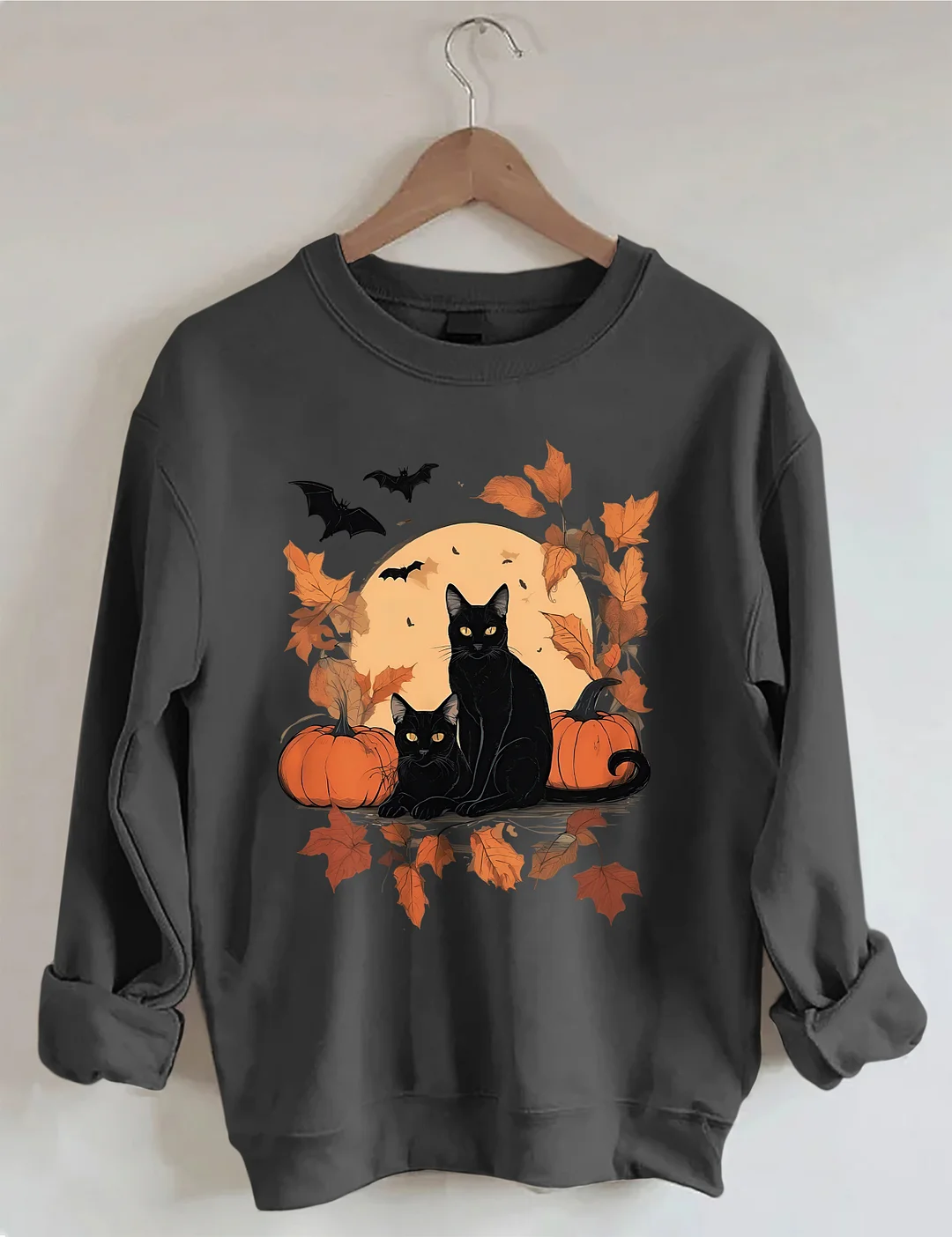 Halloween Cat Sweatshirt