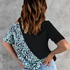 Gioiacombo™ Top a pannello con stampa leopardata con spalle scoperte