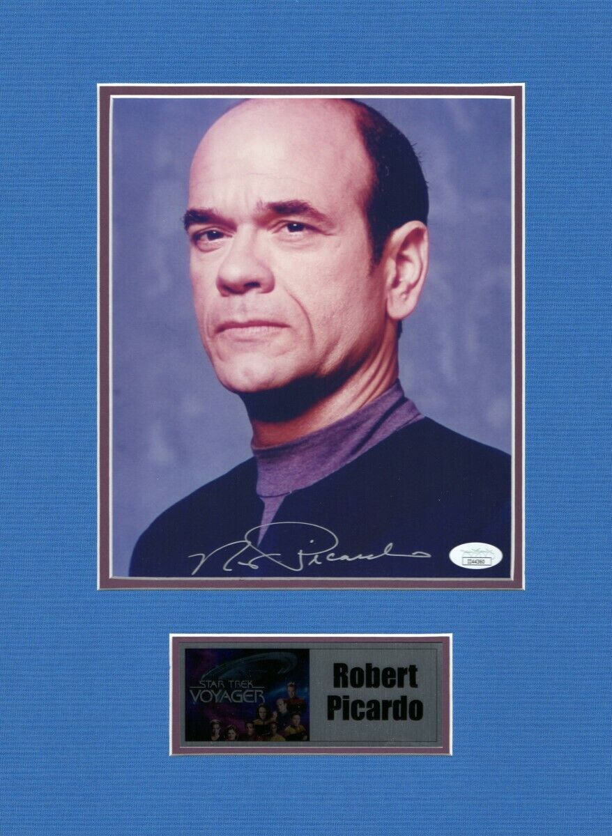 Robert Picardo Signed Autograph Matted 8X10 Photo Poster painting Star Trek Voyager JSA II44360