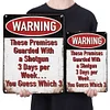 Funny Warning - Vintage Metal Signs(12*16Inch) - Warning