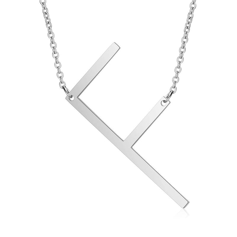 Stainless Steel Fashion Polishing Letter Necklace