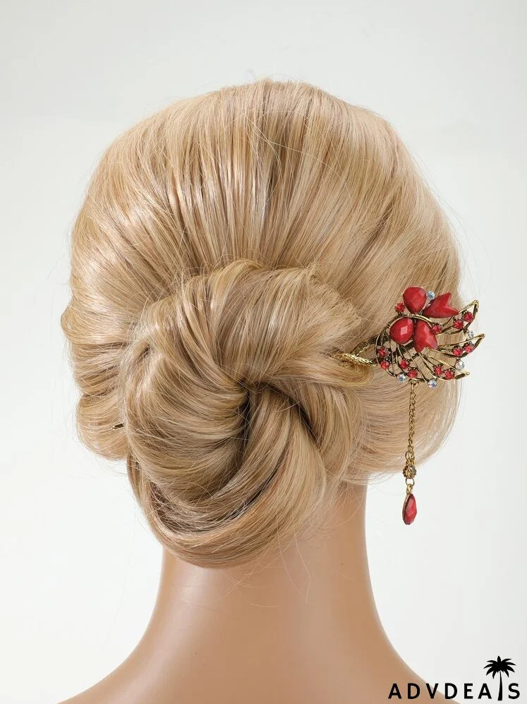 Rhinestone Decor Hair Pin