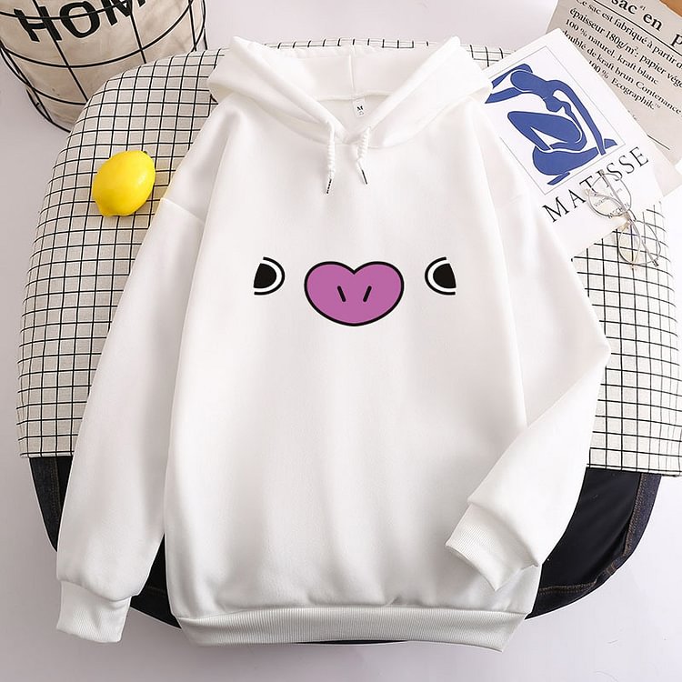 BT21 MANG Face Candy Color Hoodie