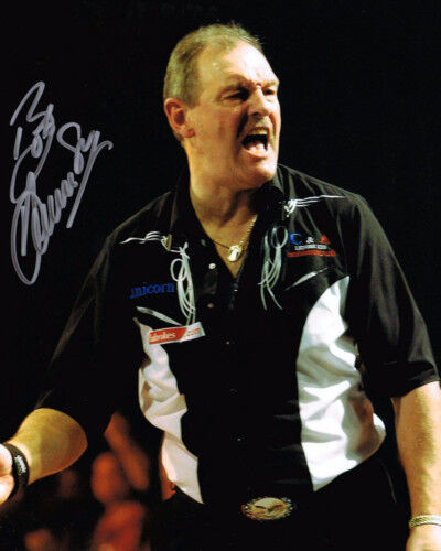 Bob Anderson SIGNED Autographed Darts 10x8 Photo Poster painting AFTAL