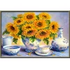 Sunflower Vase | Full Round Diamond Painting Kits