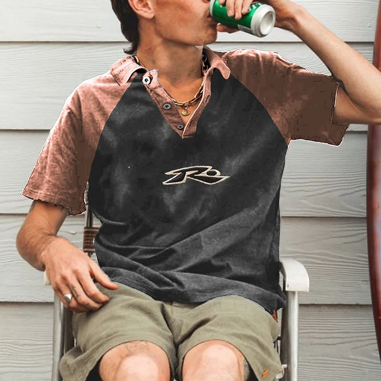 Men's Vintage Rusty Surf Polo 687c