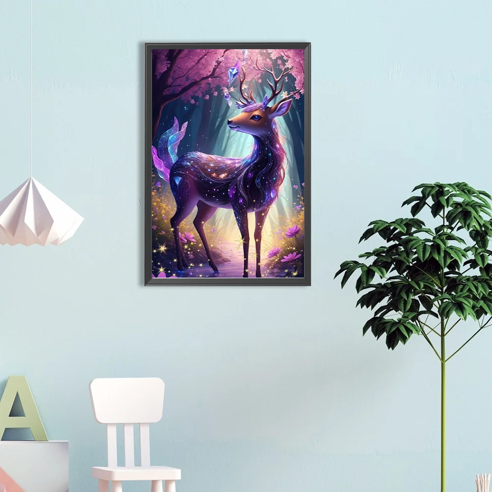 Diamond Painting - Full Round Drill - Deer(Canvas|40*60cm)
