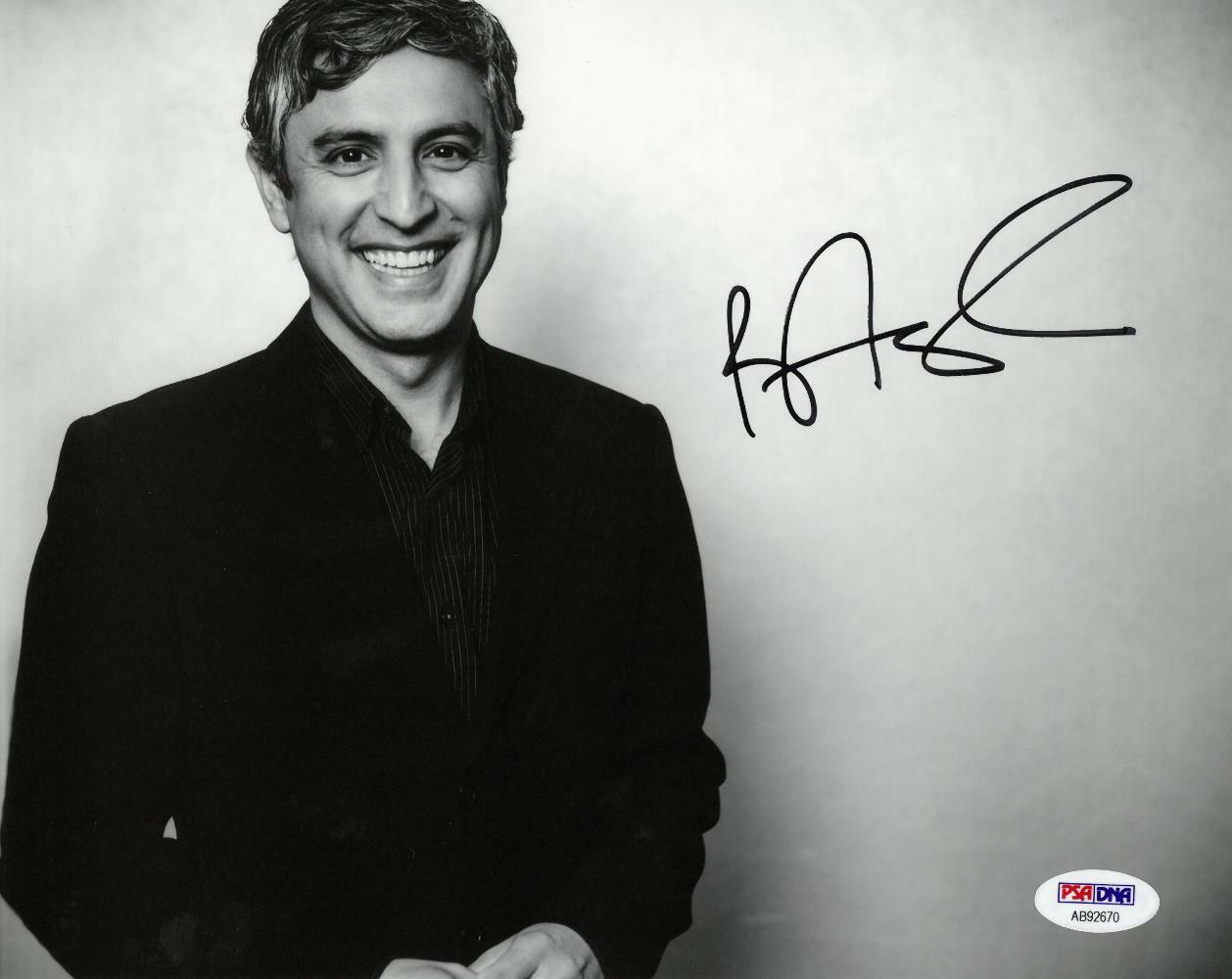 Reza Aslan Signed Rough Draft Autographed 8x10 B/W Photo Poster painting PSA/DNA #AB92670