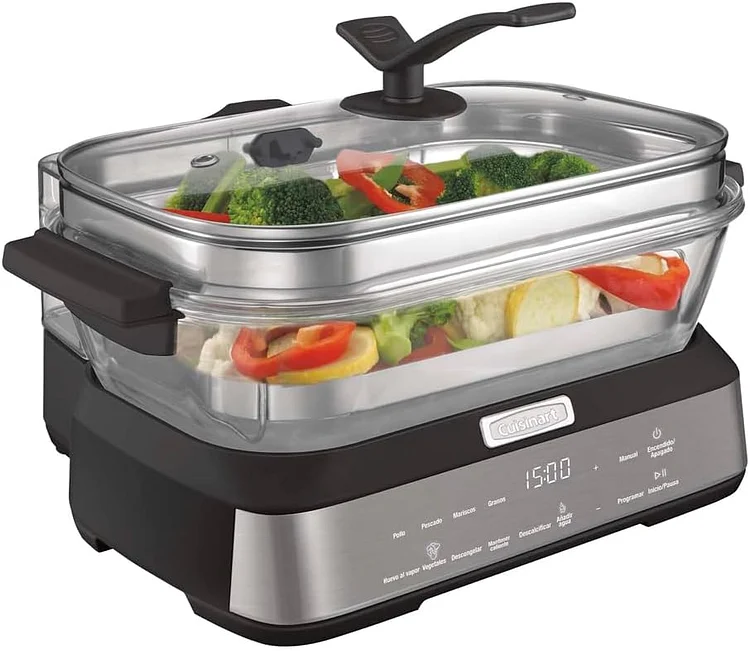 Cuisinart Vaporera Digital de vidrio