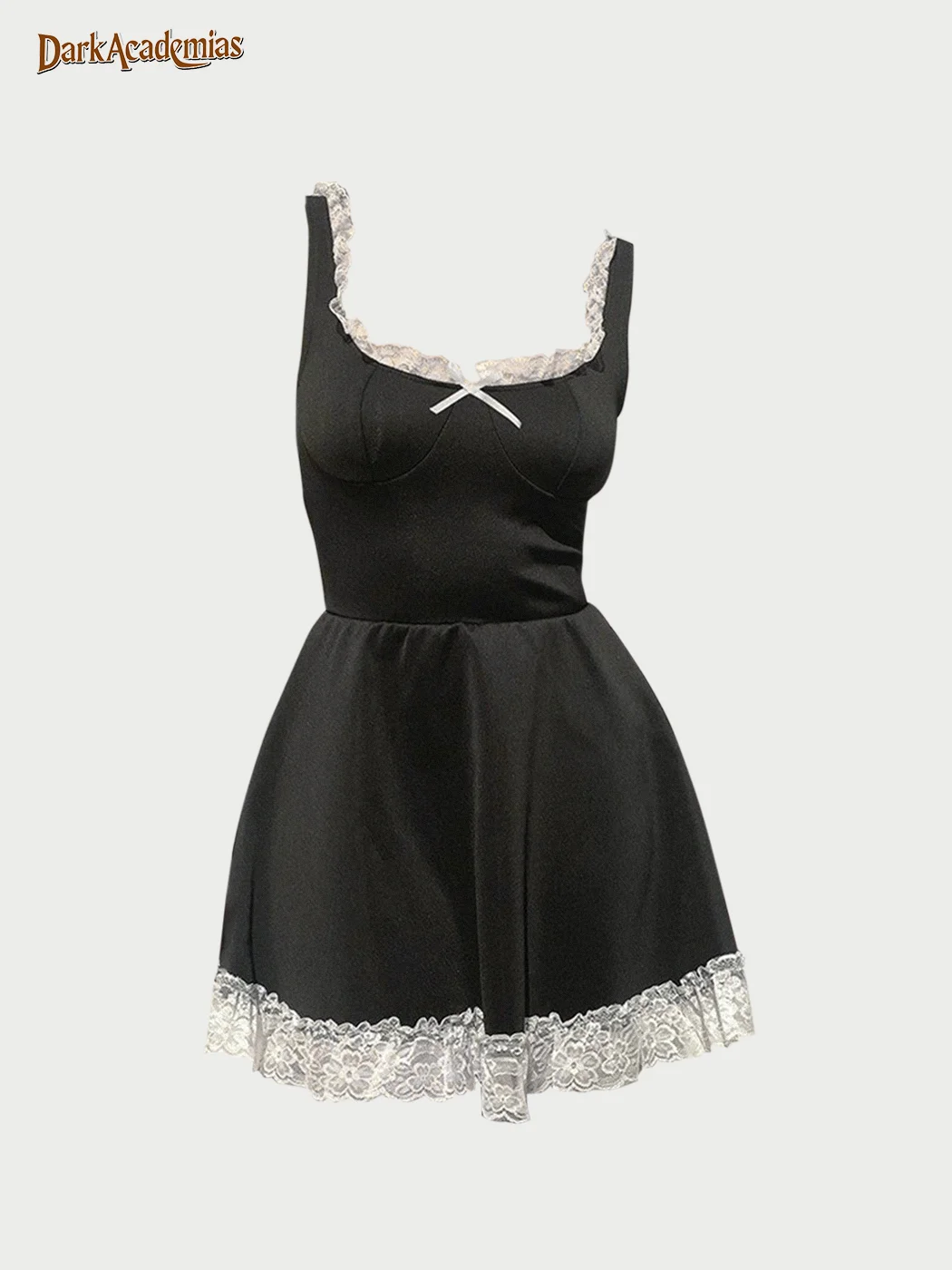 Lace Bow Dress / DarkAcademias /Darkacademias