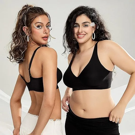 Deep V Jelly Bra No Underwire