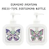 A Set of Two Multifunctional Diamond Painting Reusable Liquid Bottles DIY Special Shaped Drill Craft Kits