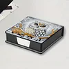 5D DIY Leather Diamond Painting Memo Pad Holder with 160 Sheets Paper (Owl)