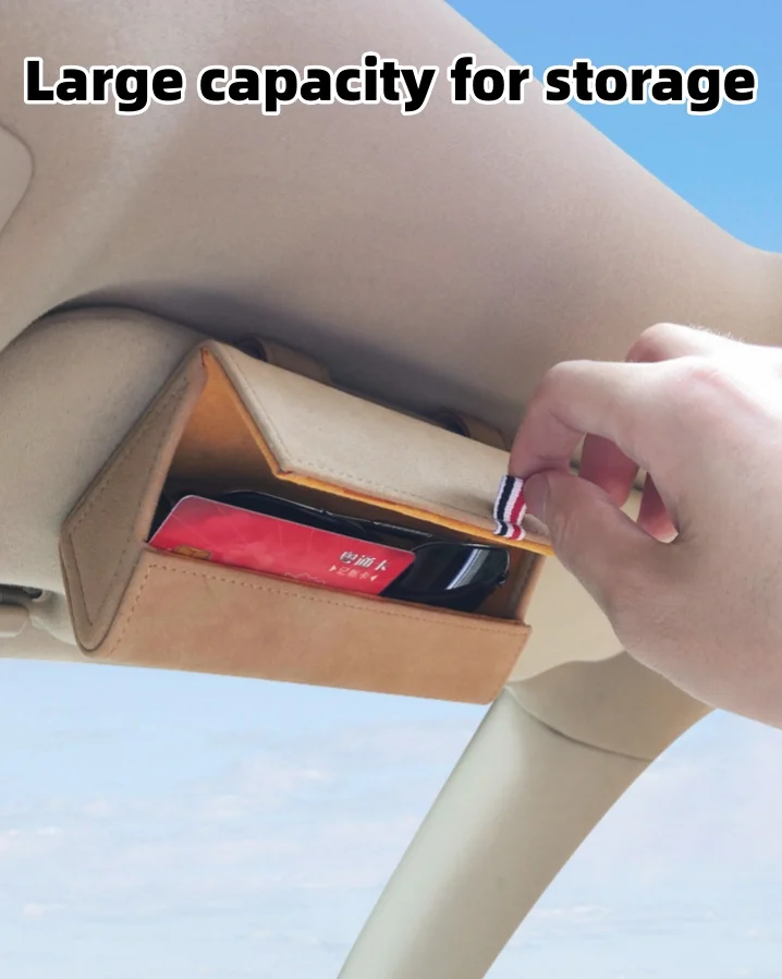 Car logo storage glasses case