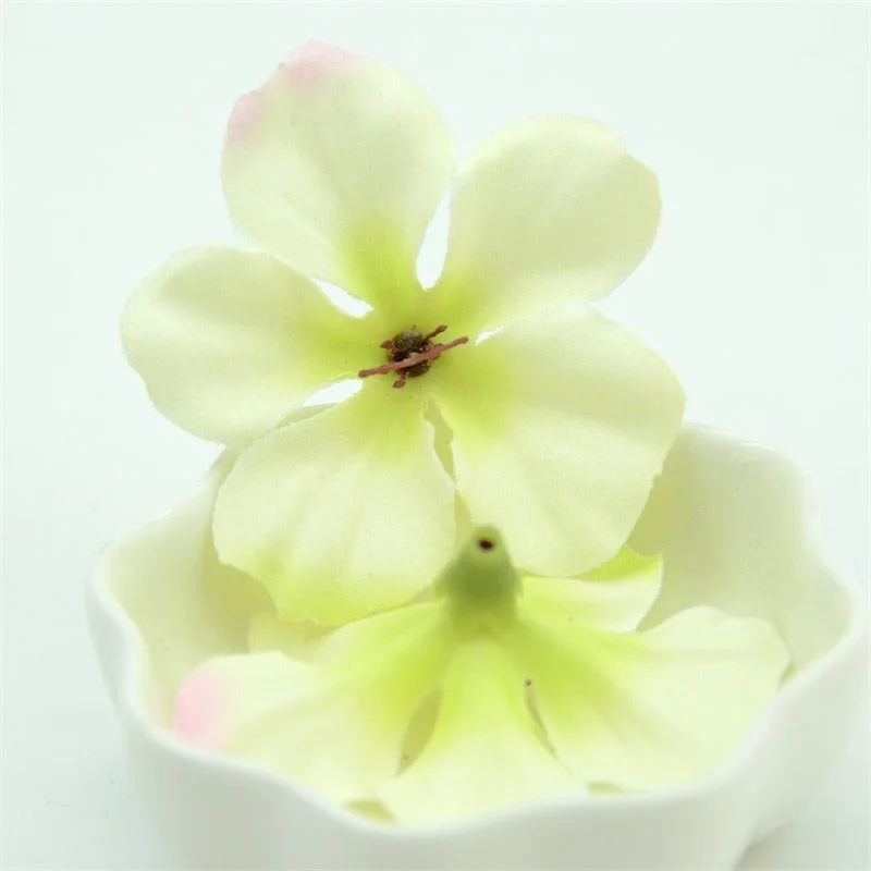 20pcs Real Touch Silk Orchid Artificial Flower Head For Wedding Home Decoration Handmade Christmas Gift Box Craft Fake flowers