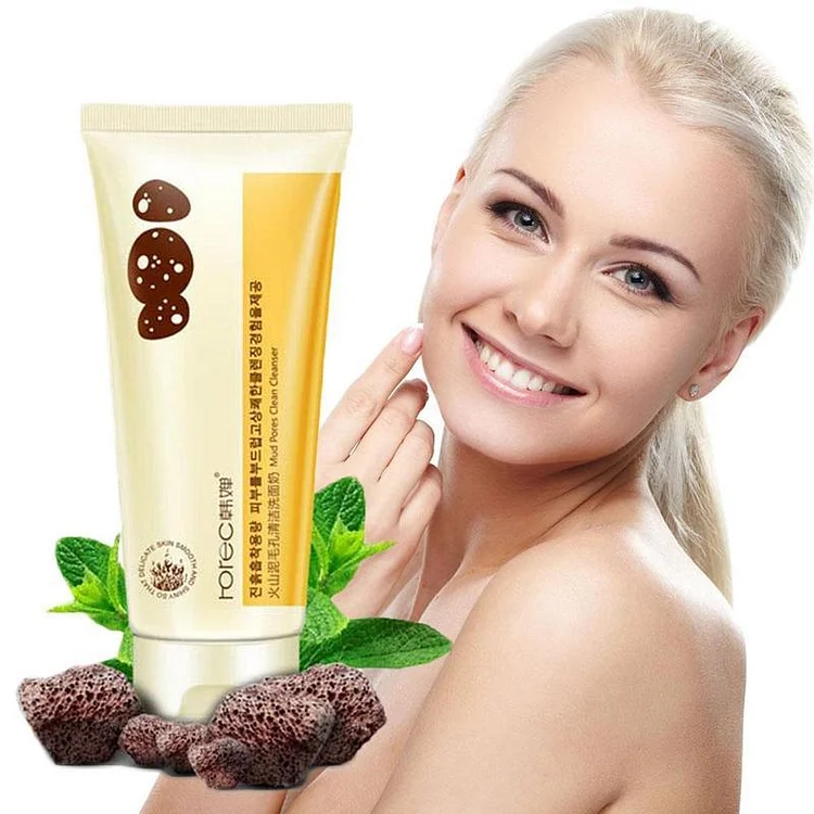 volcanic mud foam cleanser